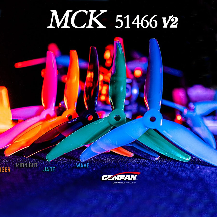 Fpv Drone Bag - 24 buah/12 pasang Gemfan 51466 V2