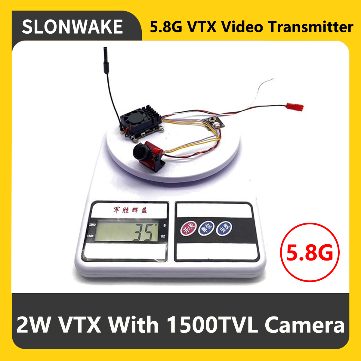 SLONWAKE 5.8G 2000mW FPV VTX T - Fpv Drone Frame ulasan dan harga